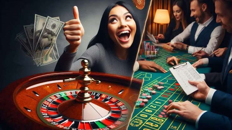 Giao diện trò chơi Live Casino ev98 trên di động và máy tính